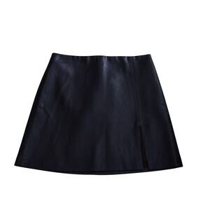 Aritzia Sunday Best Faux Leather Mini skirt size XS